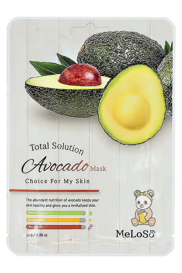 MeLoSo Набор тканевых масок для лица с омолаживающим эффектом против морщин, 5 x 25 г KRISTALLER, ассорти - фото 2