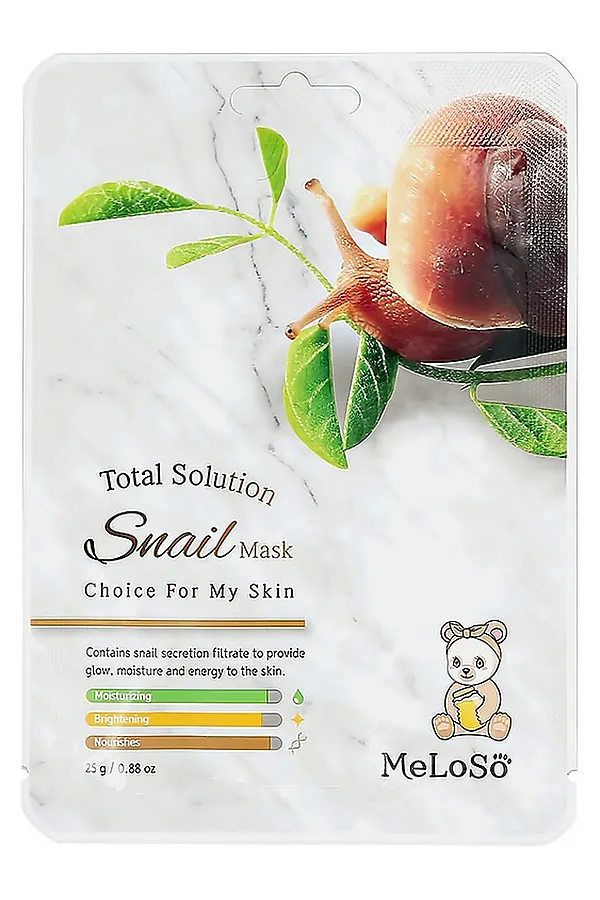 MeLoSo Набор тканевых масок для лица с омолаживающим эффектом против морщин, 5 x 25 г KRISTALLER, ассорти - фото 2