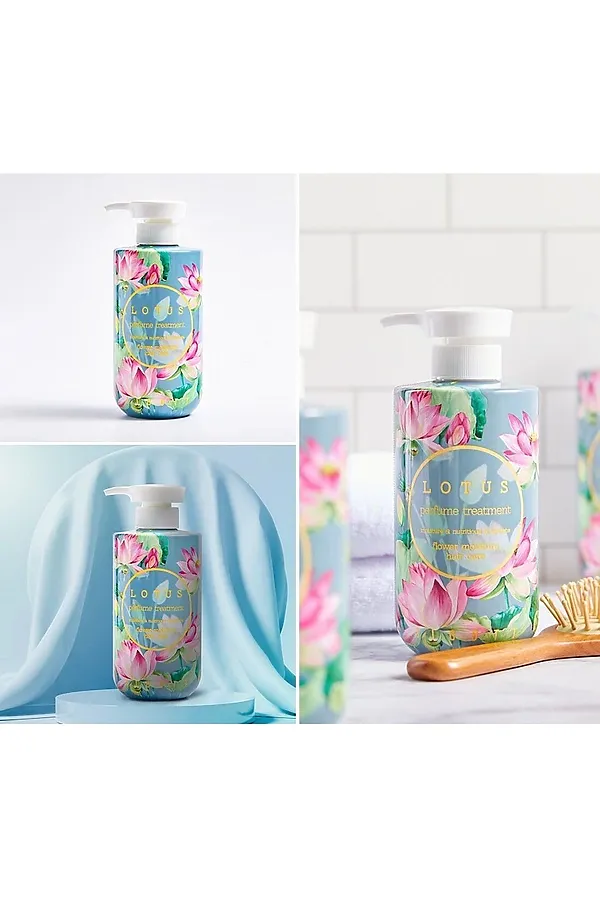 Jigott Парфюмированная маска для волос с экстрактом лотоса / Lotus Perfume Treatment, 500 мл KRISTALLER, личи и лотос - фото 2