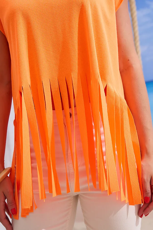 Футболка 7494 НАТАЛИ, оранжевый - фото 2