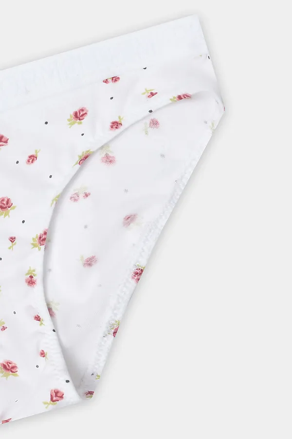 Трусы MARK FORMELLE, цветочки на белоснежном - фото 2