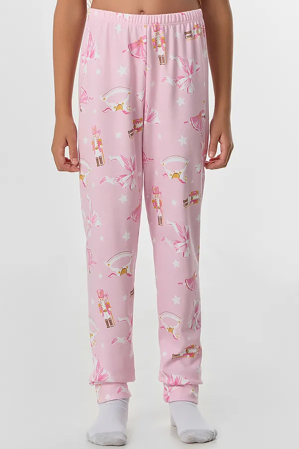 Пижама MARK FORMELLE, молочный +нг бантики на розовой сказке - фото 2