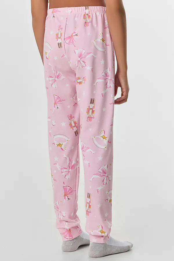 Пижама MARK FORMELLE, молочный +нг бантики на розовой сказке - фото 2