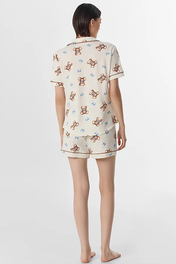 Пижама MARK FORMELLE, мишки на молочном1 - фото 2