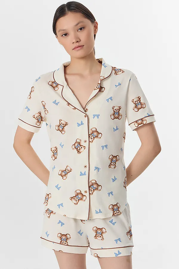 Пижама MARK FORMELLE, мишки на молочном1 - фото 2