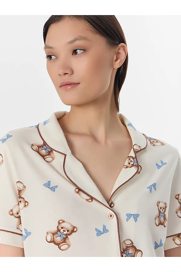 Пижама MARK FORMELLE, мишки на молочном1 - фото 2