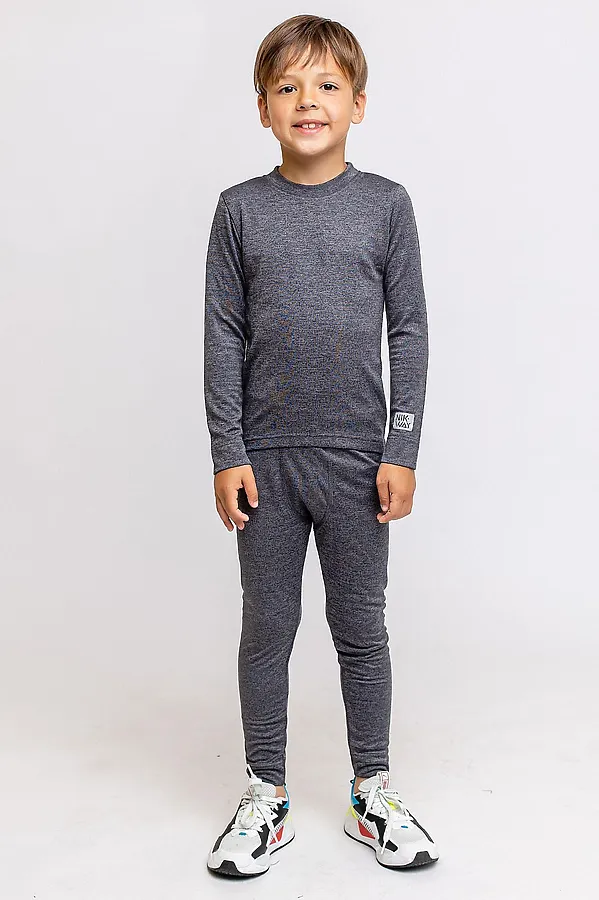 Термобелье BATIK, чёрный меланж - фото 2