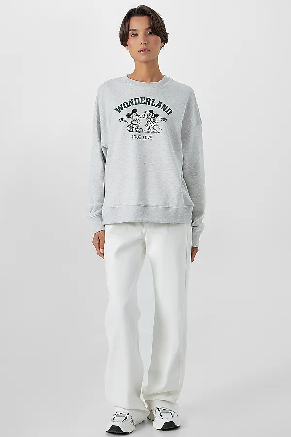 Свитшот MARK FORMELLE, серый меланж 4306-а +печать - фото 2