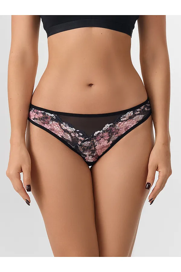 Трусы MARK FORMELLE, цветы на черном1 - фото 2
