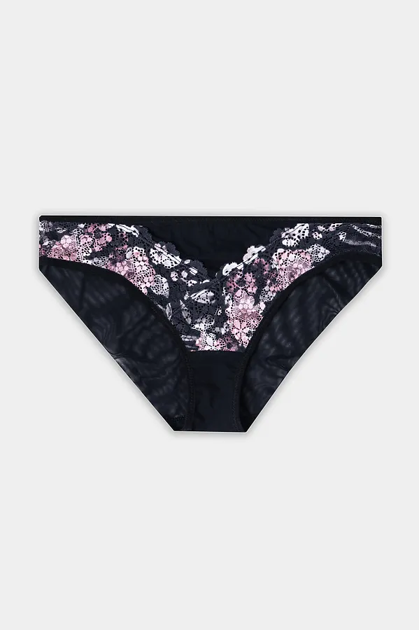 Трусы MARK FORMELLE, цветы на черном1 - фото 2