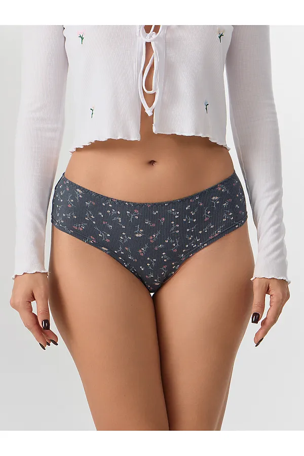 Трусы MARK FORMELLE, цветы на т.сером - фото 2