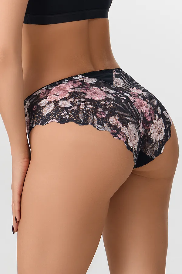 Трусы MARK FORMELLE, цветы на черном1 - фото 2