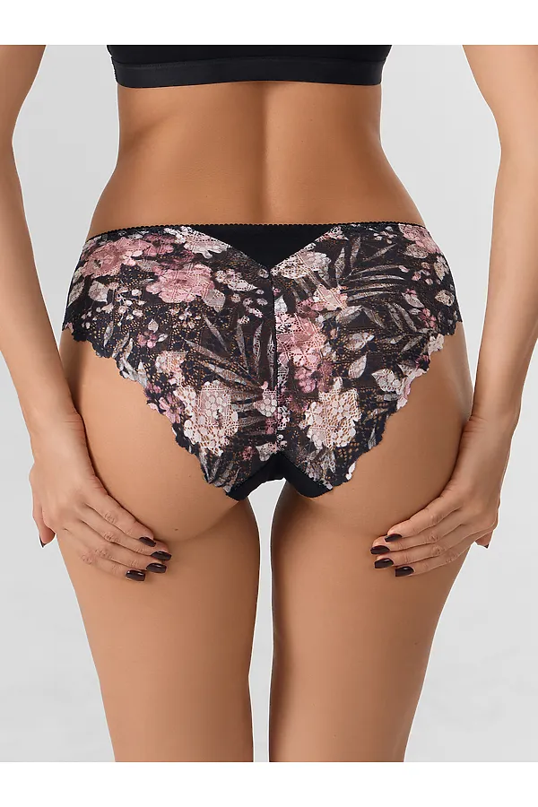 Трусы MARK FORMELLE, цветы на черном1 - фото 2