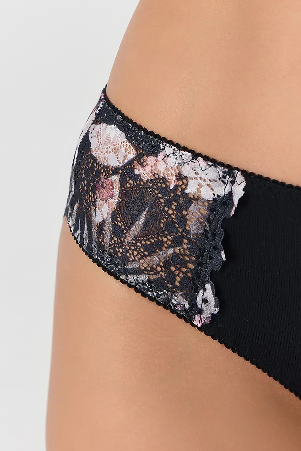 Трусы MARK FORMELLE, цветы на черном1 - фото 2