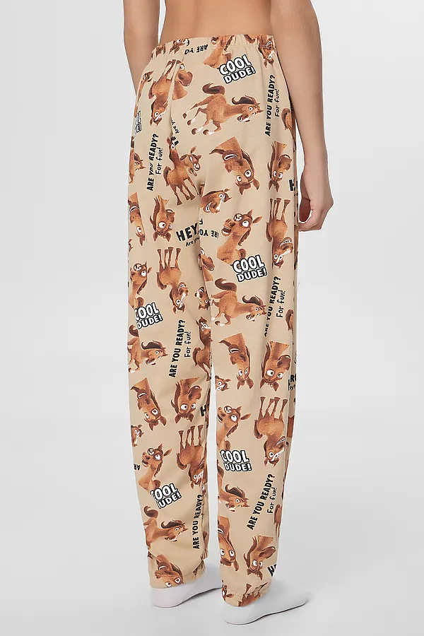 Пижама MARK FORMELLE, лошади на ирландском креме - фото 2