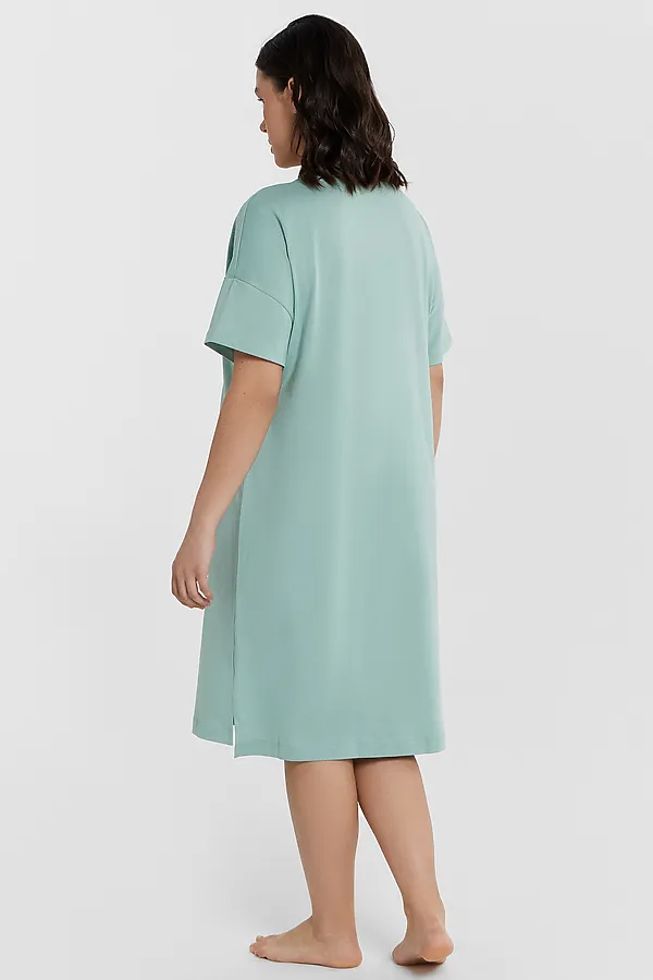 Сорочка ночная MARK FORMELLE, шалфей +печать - фото 2