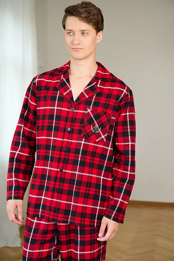 Пижама INDEFINI, красный - фото 2