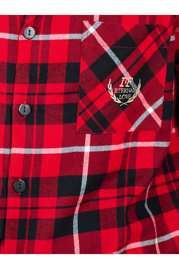 Пижама INDEFINI, красный - фото 2