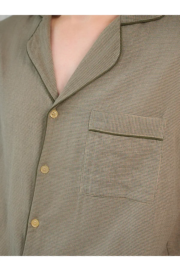 Пижама INDEFINI, оливково-зеленый - фото 2