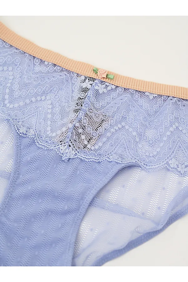 Трусы INDEFINI, голубой - фото 2