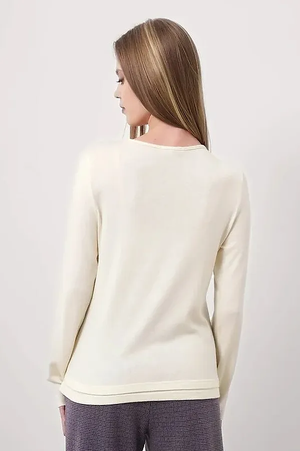 Джемпер CLEVER, молочный - фото 2