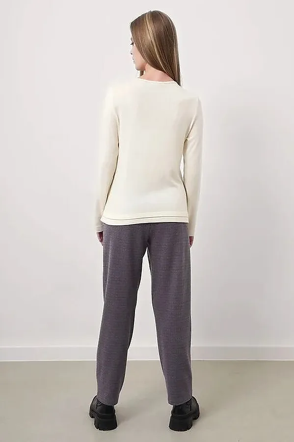 Джемпер CLEVER, молочный - фото 2