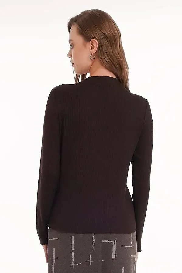 Джемпер CLEVER, т.коричневый - фото 2