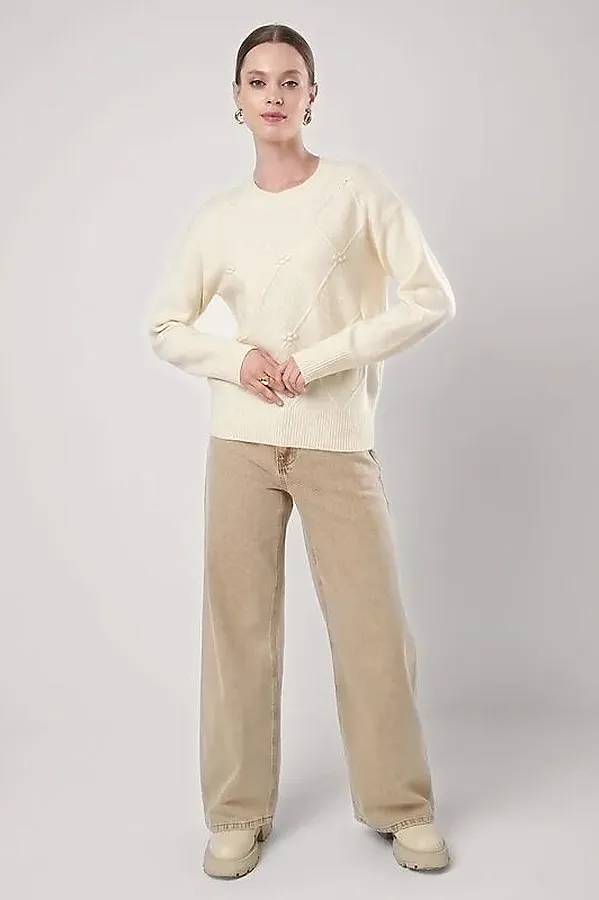 Джемпер CLEVER, св.бежевый - фото 2