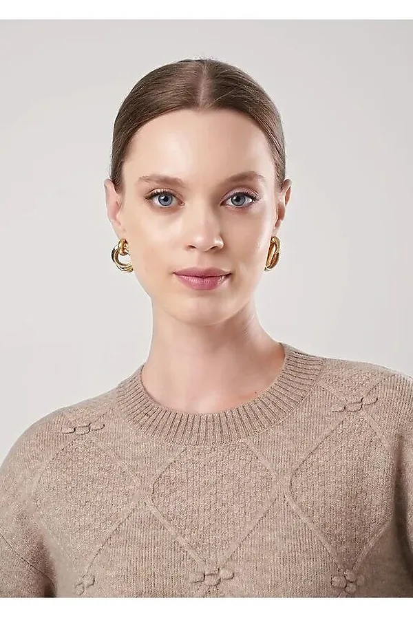 Джемпер CLEVER, бежевый - фото 2