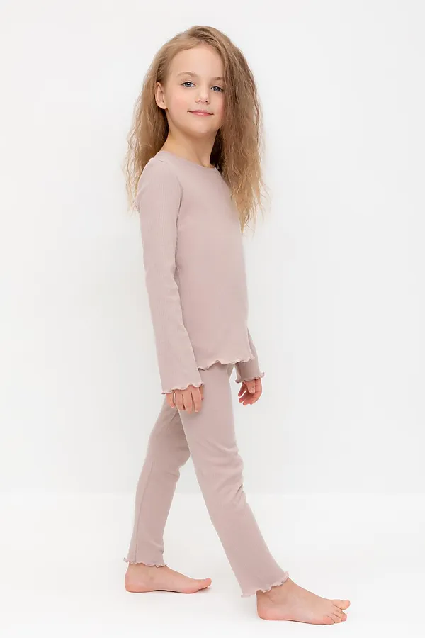 Пижама CROCKID, кофейный - фото 2