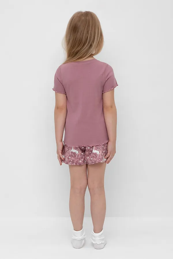 Пижама CROCKID, морозная вишня,единороги - фото 2