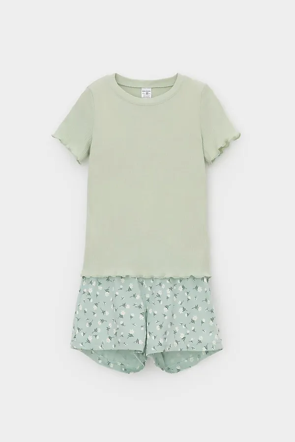 Пижама CROCKID, морская пена,цветочный танец - фото 2