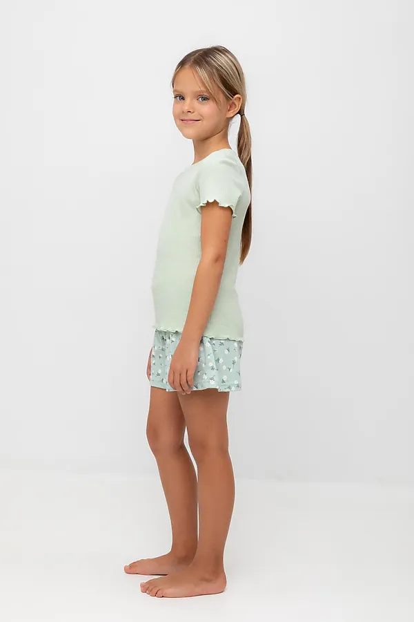 Пижама CROCKID, морская пена,цветочный танец - фото 2