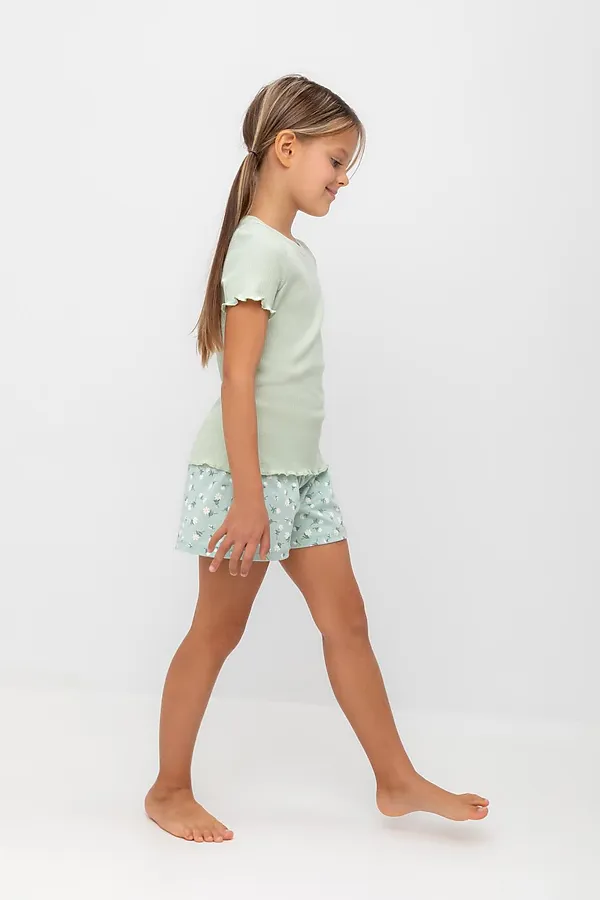 Пижама CROCKID, морская пена,цветочный танец - фото 2