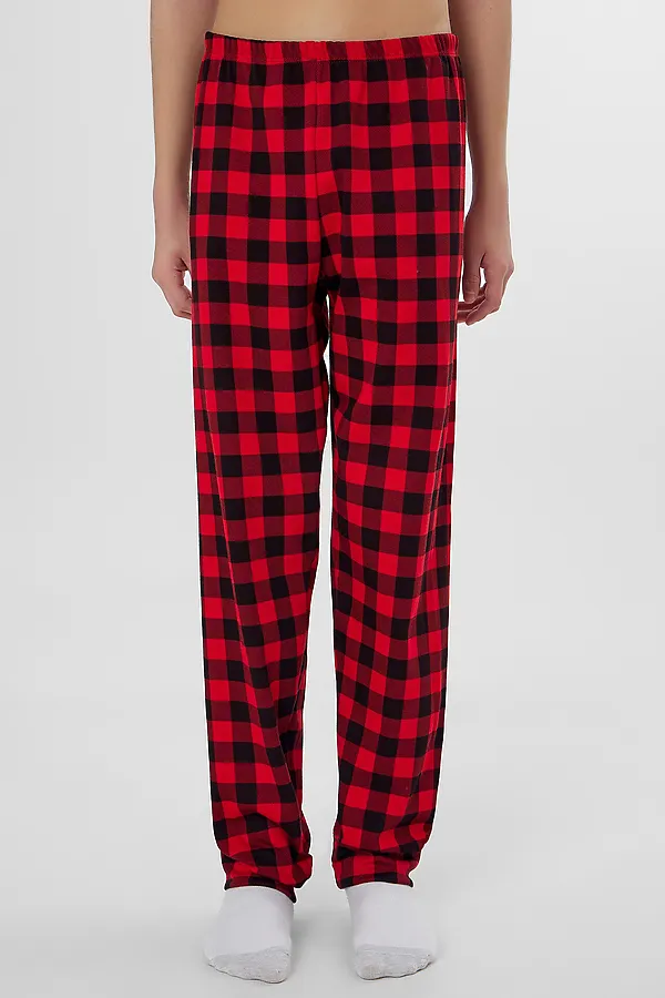 Пижама MARK FORMELLE, черный +черно -красная клетка - фото 2