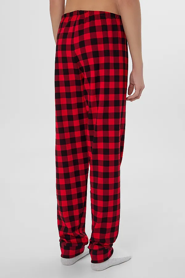 Пижама MARK FORMELLE, черный +черно -красная клетка - фото 2