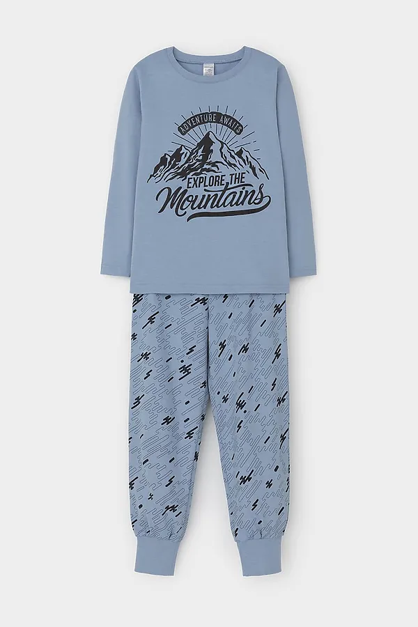 Пижама CROCKID, голубой туман,быстрее ветра - фото 2