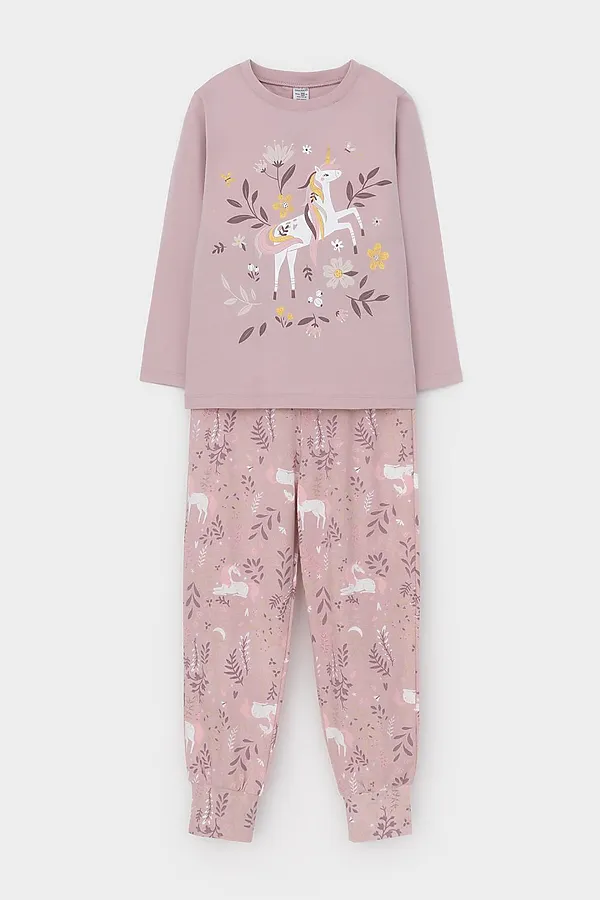 Пижама CROCKID, розовый лед,лесная тайна - фото 2