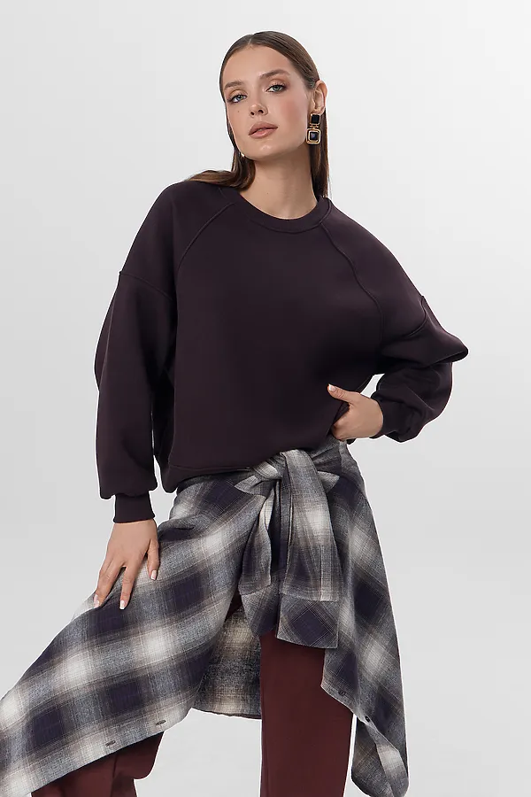 Свитшот MARK FORMELLE, коричневый - фото 2