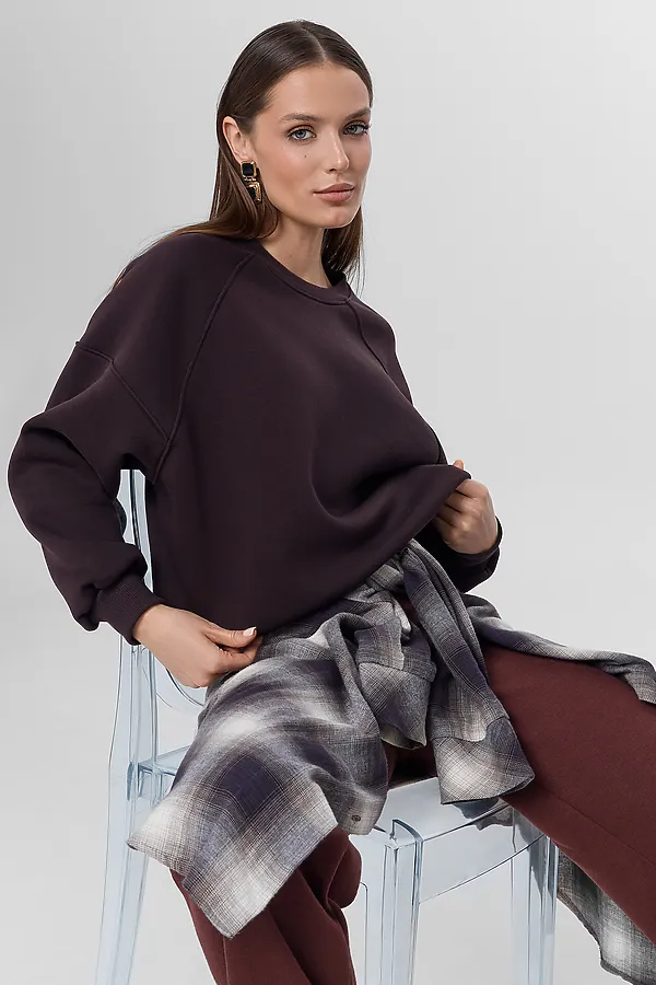 Свитшот MARK FORMELLE, коричневый - фото 2