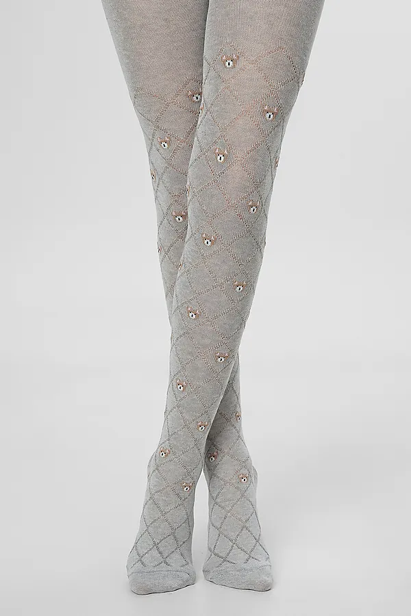Колготки  MARK FORMELLE, серый меланж - фото 2