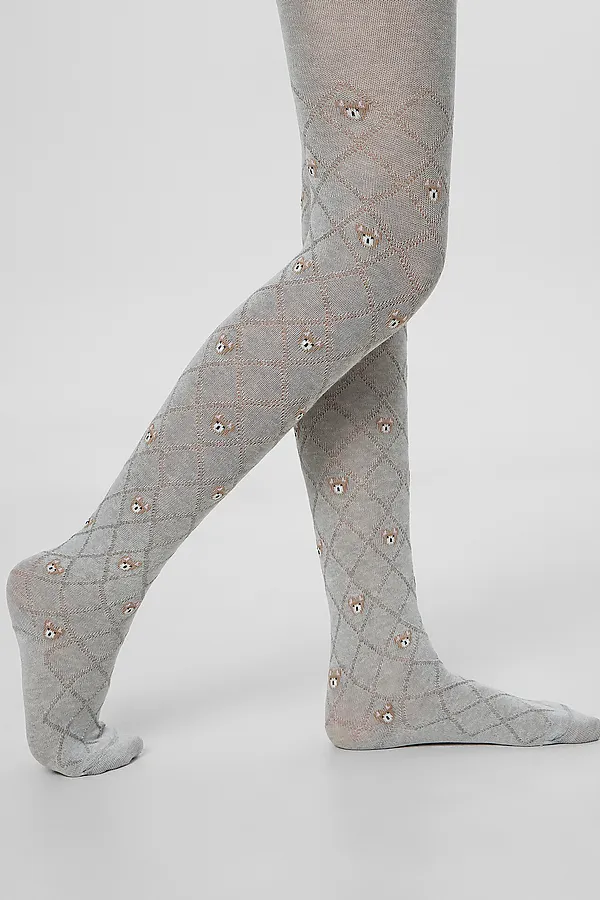 Колготки  MARK FORMELLE, серый меланж - фото 2