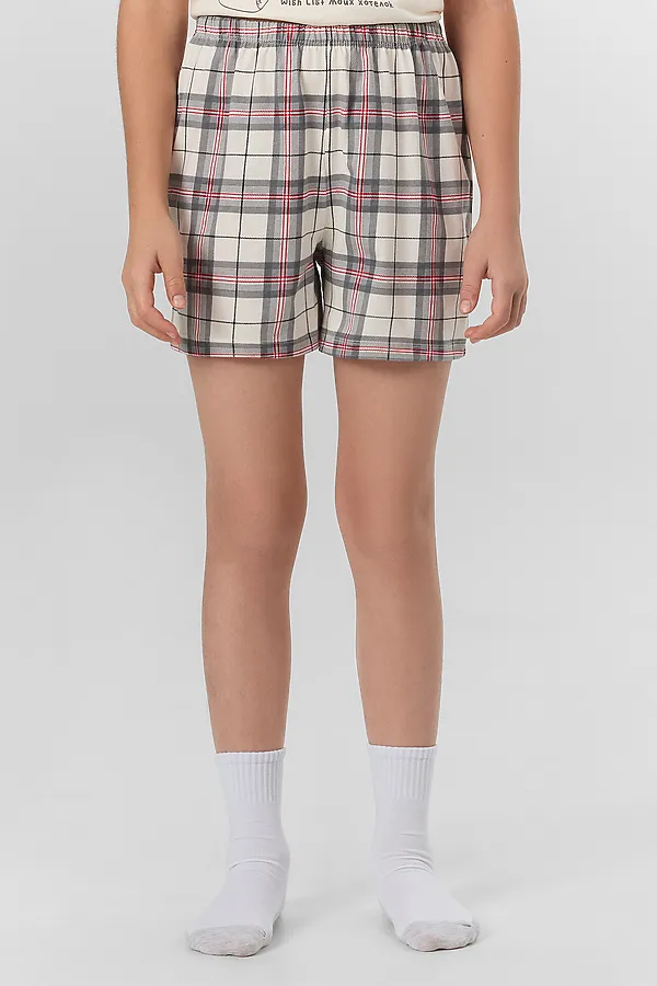 Пижама MARK FORMELLE, молочный +клетка на молочном - фото 2