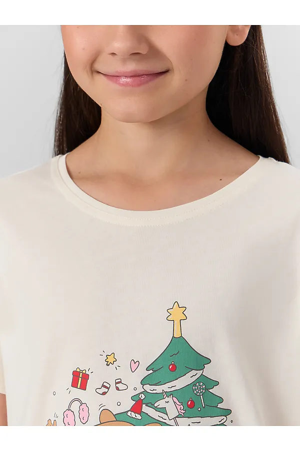 Пижама MARK FORMELLE, молочный +клетка на молочном - фото 2