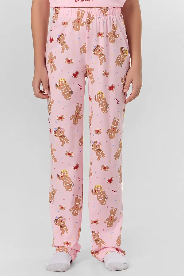 Пижама MARK FORMELLE, розовая сказка +печенье на розовом - фото 2