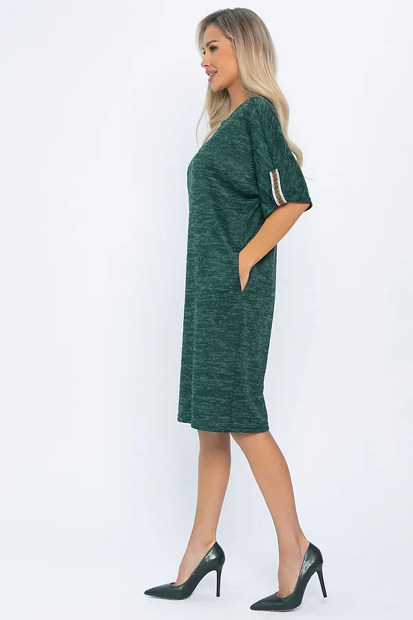 Платье LADY TAIGA, зеленое - фото 2