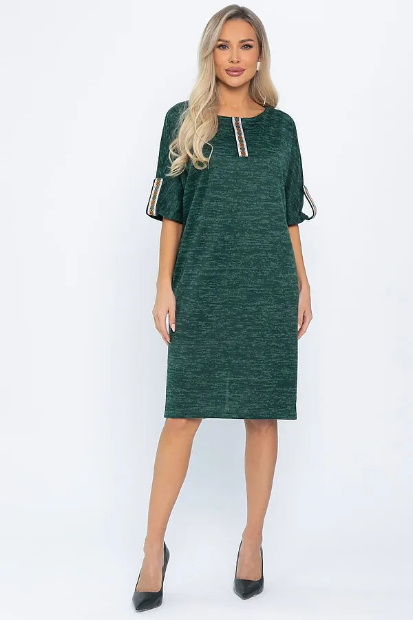 Платье LADY TAIGA, зеленое - фото 2