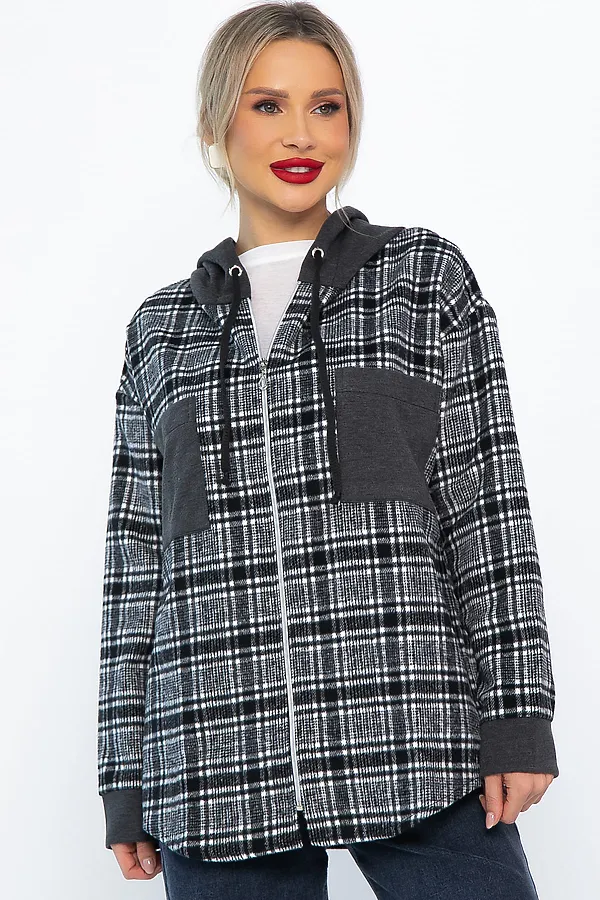 Рубашка LADY TAIGA, серая - фото 2