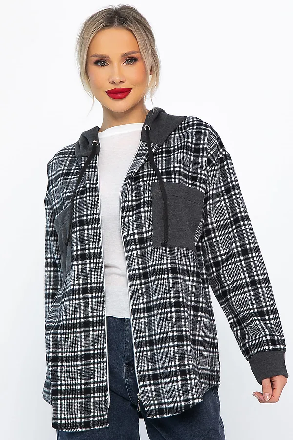 Рубашка LADY TAIGA, серая - фото 2