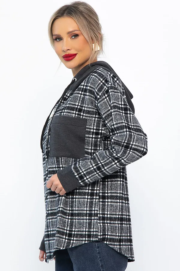 Рубашка LADY TAIGA, серая - фото 2